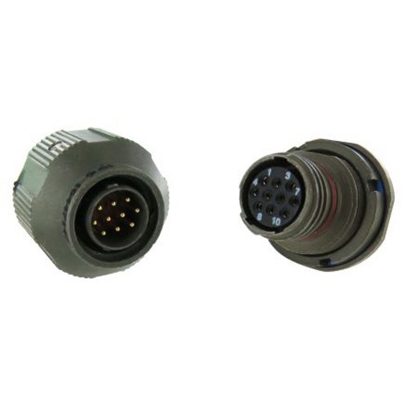 2M80100902ZNU828BA MIL規格丸型コネクタ 2M801 シリーズ メス 8極 1個 AMPHENOL 【通販モノタロウ】