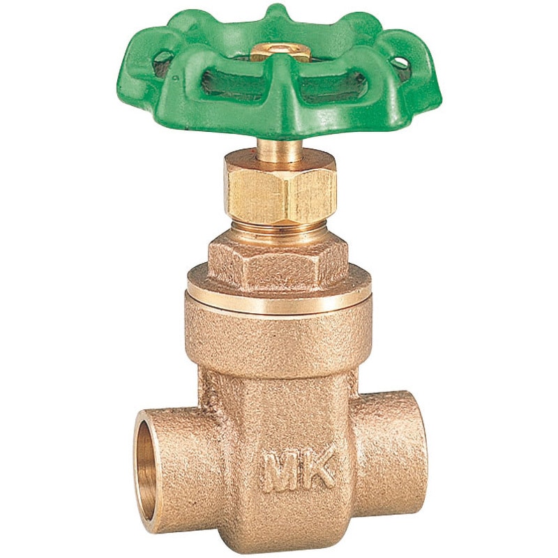 CMG125#GN MKソルダーゲートバルブ ミヤコ 青銅 寸法15.88
