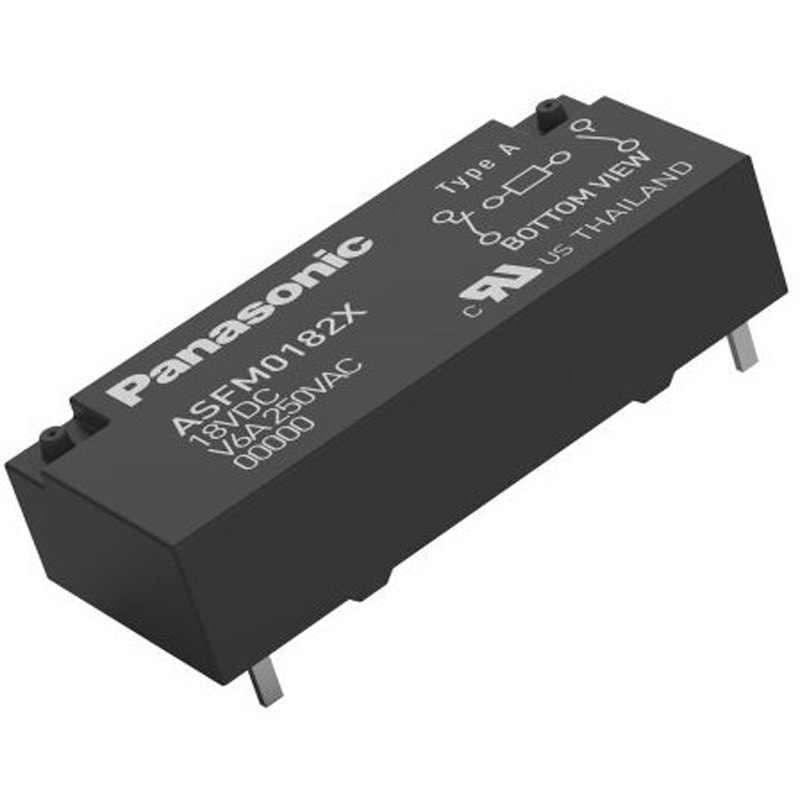 ASFM0245S Safety Relay Flat type 24VDC Panasonic(パナソニック) 1個 ASFM0245S