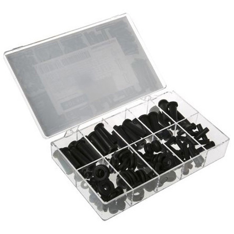 639-60000 HOT Kit-PVC-FR-BK グロメットキット ケーブルグロメットキット 1セット ヘラマンタイトン(旧:タイトン) 【通販モノタロウ】