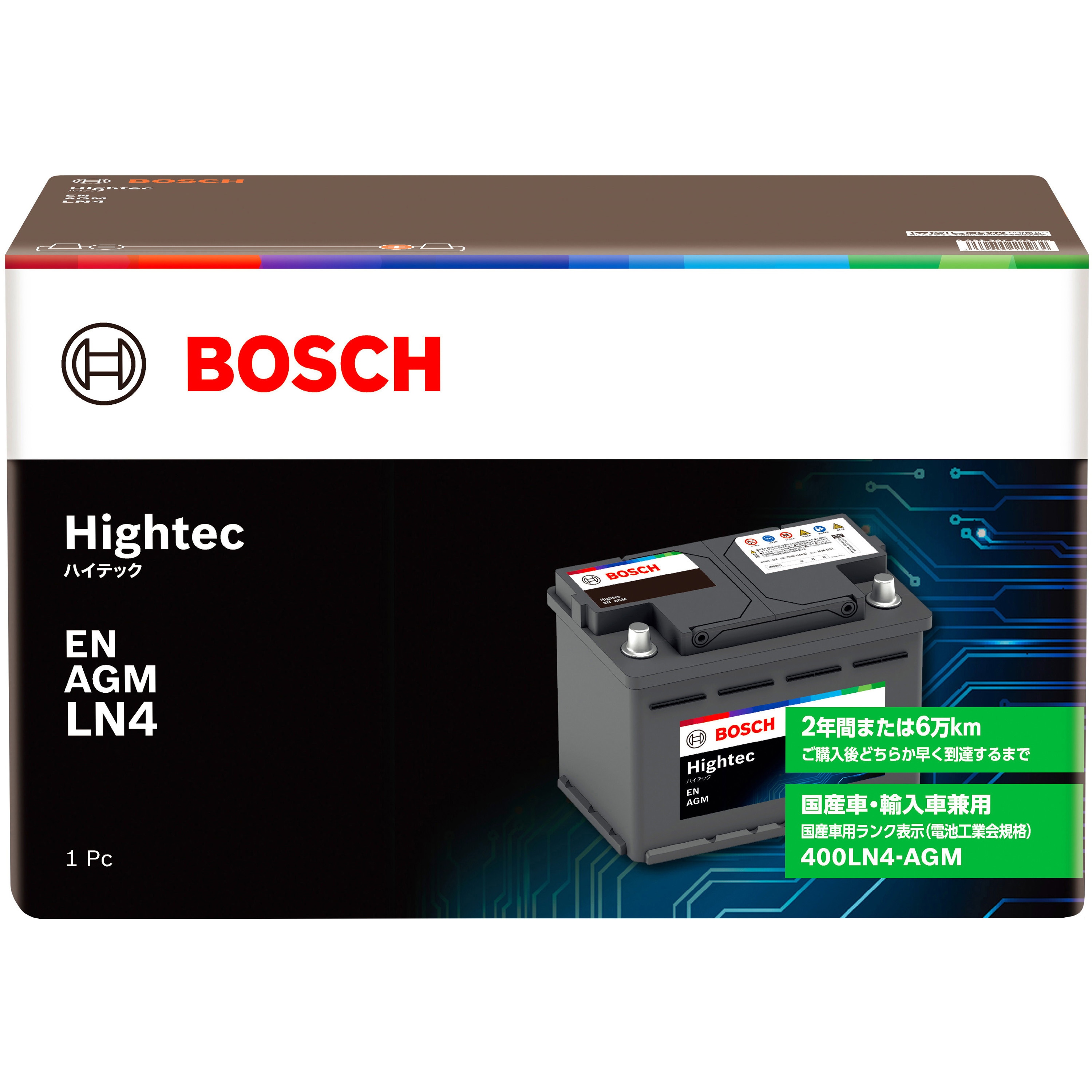 【新品】BOSCH Hightec EN AGM LN4 バッテリー HT-LN4-AGM AGM バッテリー Hightec 1個 BOSCH(ボッシュ) 【通販
