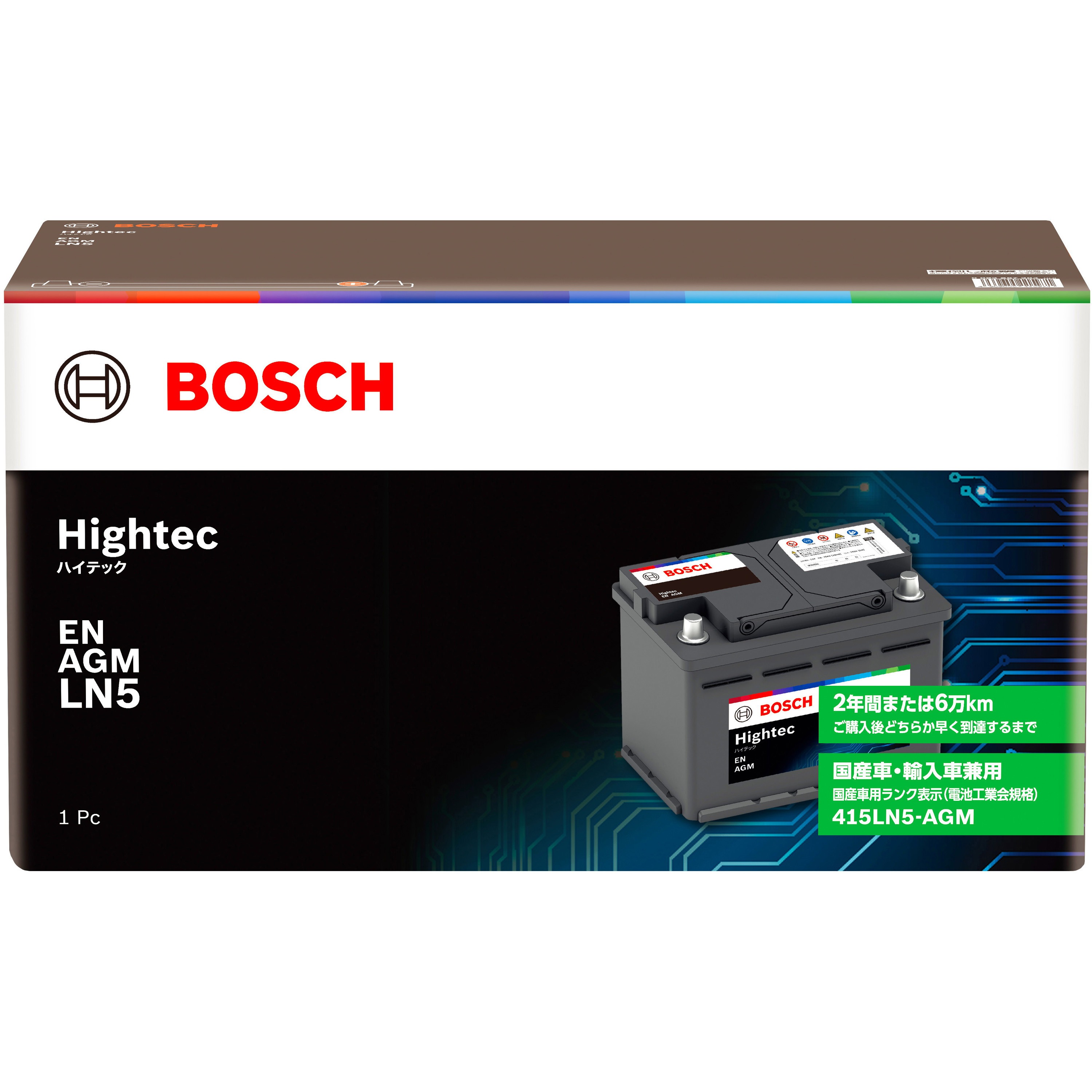 HT-LN5-AGM AGM バッテリー Hightec 1個 BOSCH(ボッシュ) 【通販 