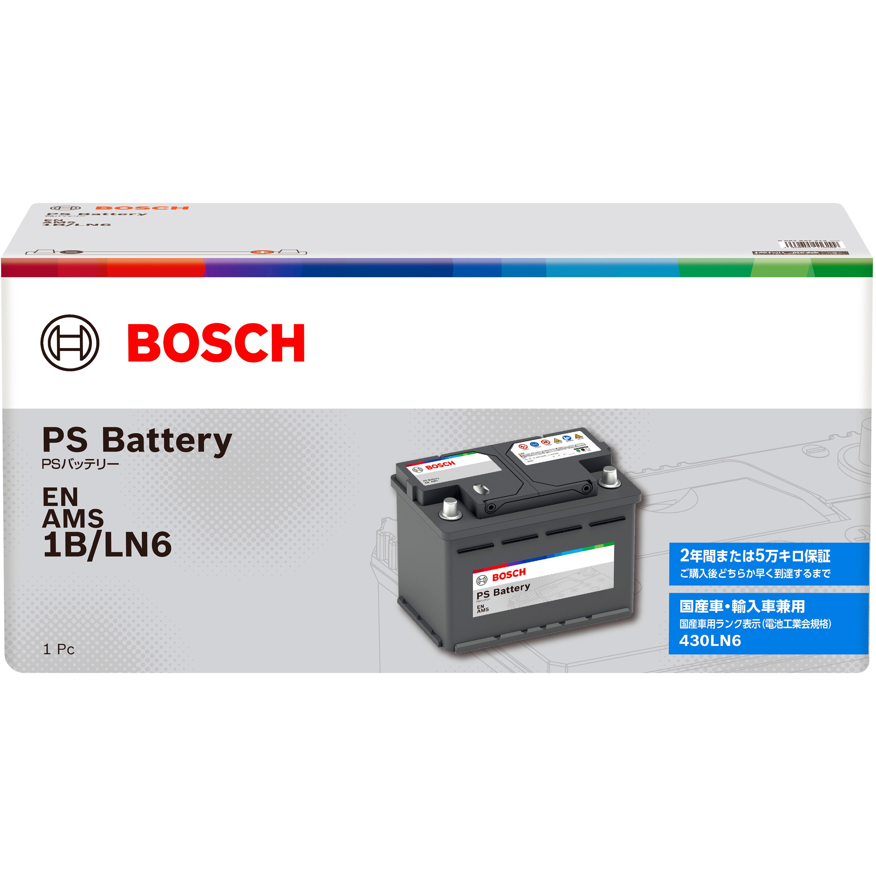 BOSCH ボッシュ　PS-1B/LN6 PS Battery EN AMS PS-1B/LN6 AMS バッテリー PS Battery 1個 BOSCH(ボッシュ) 【通販