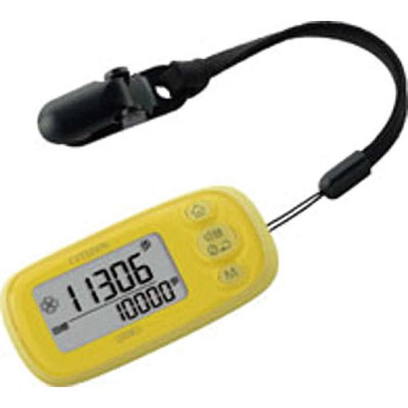 TWT512-YL 3D加速度センサー式歩数計 TWT512 1台 シチズン