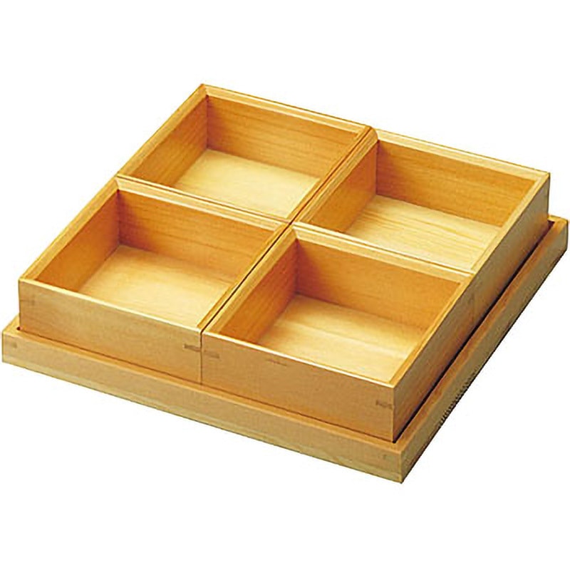 27070 木和美・正角四ツ切セット(蓋なし) 1個 用美(ヤマコー) 【通販モノタロウ】 5,498円