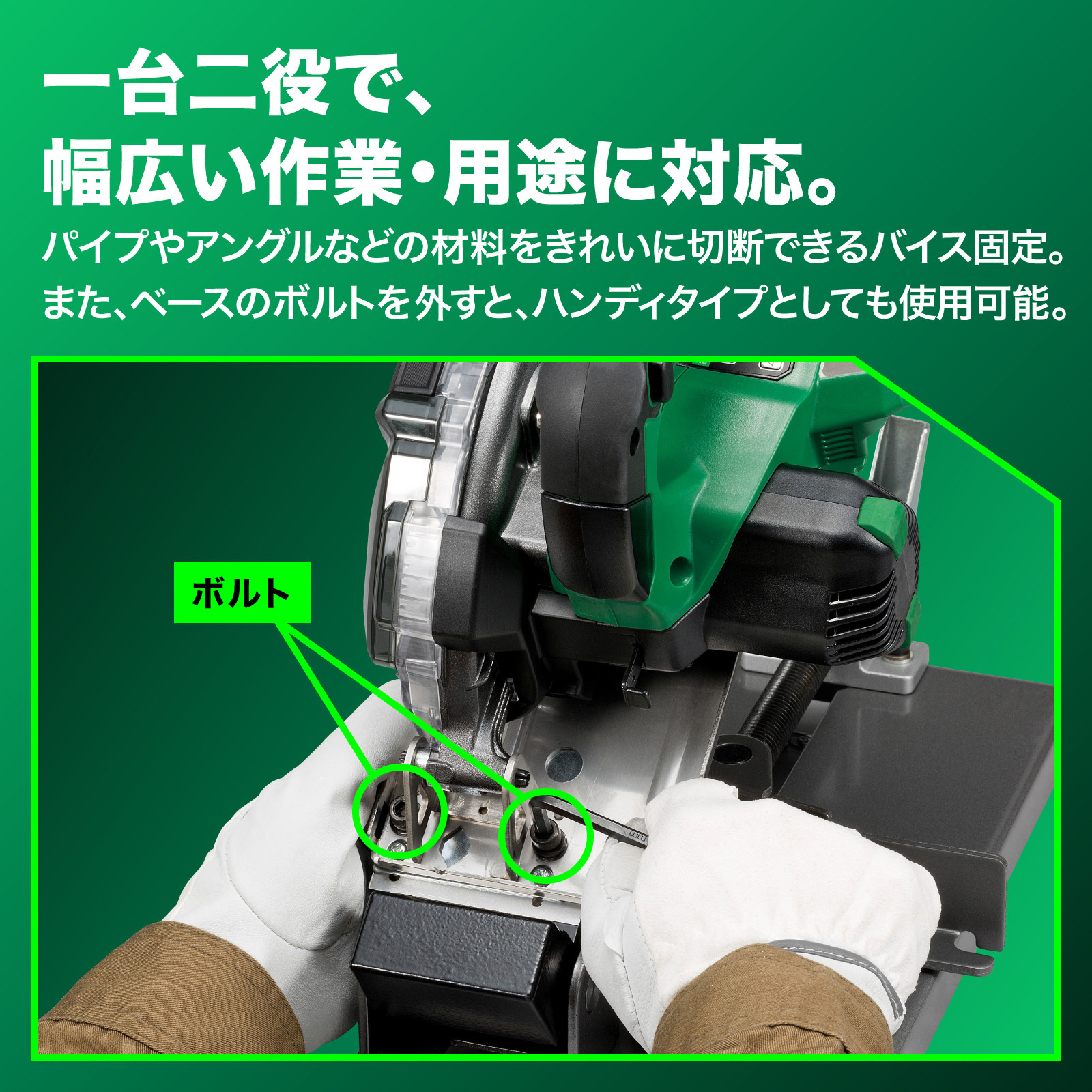 CD3605DFA(NN) 36V コードレスチップソーカッタ切断機 HiKOKI 