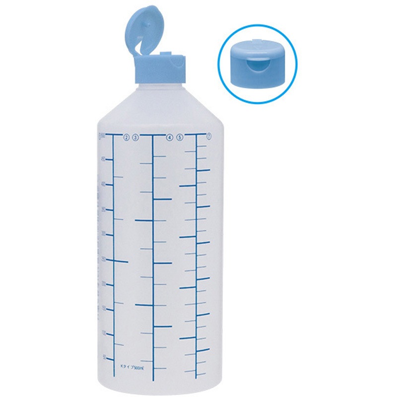 23260-025 ワンタッチキャプ付きK投薬瓶(プリント目盛り) 金鵄製作所 容量500mL   23260-025 6,798円