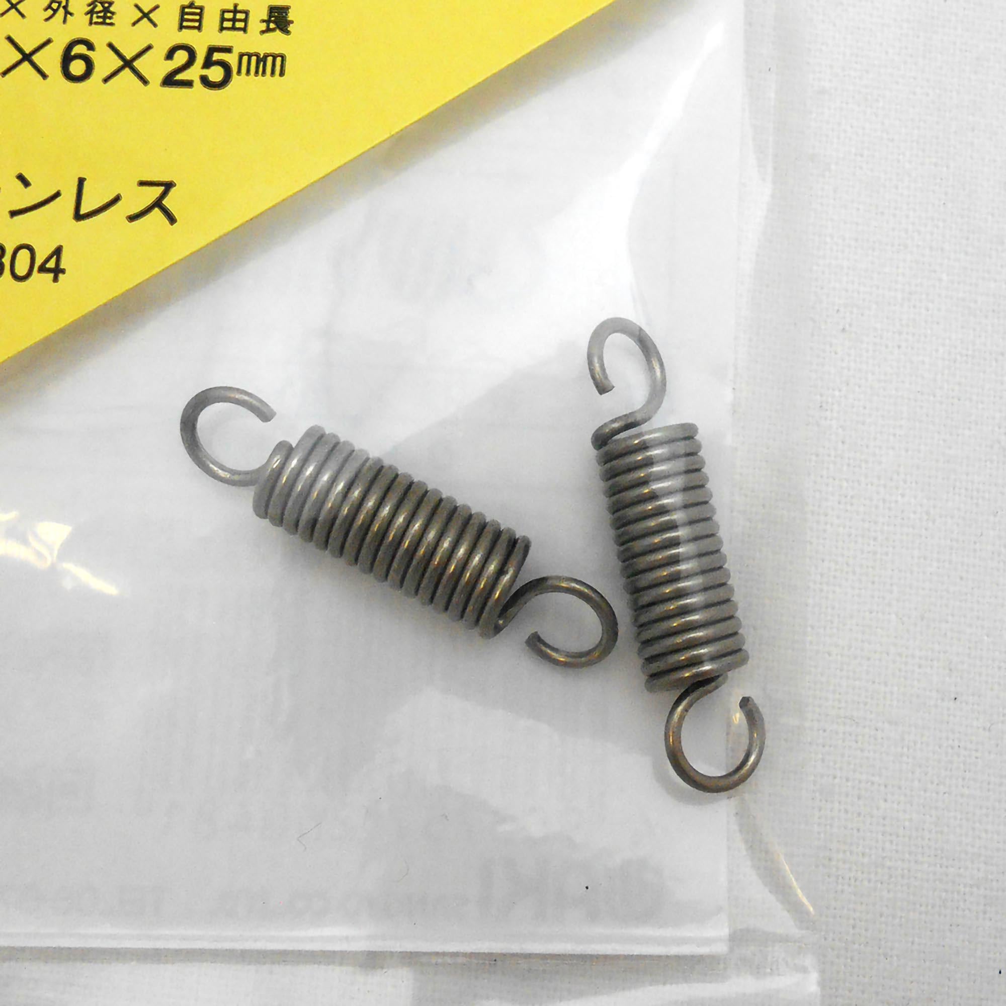 ね SR-411 ステンレス引きバネ WAKI(和気産業) 外径6mm線径0.9mm