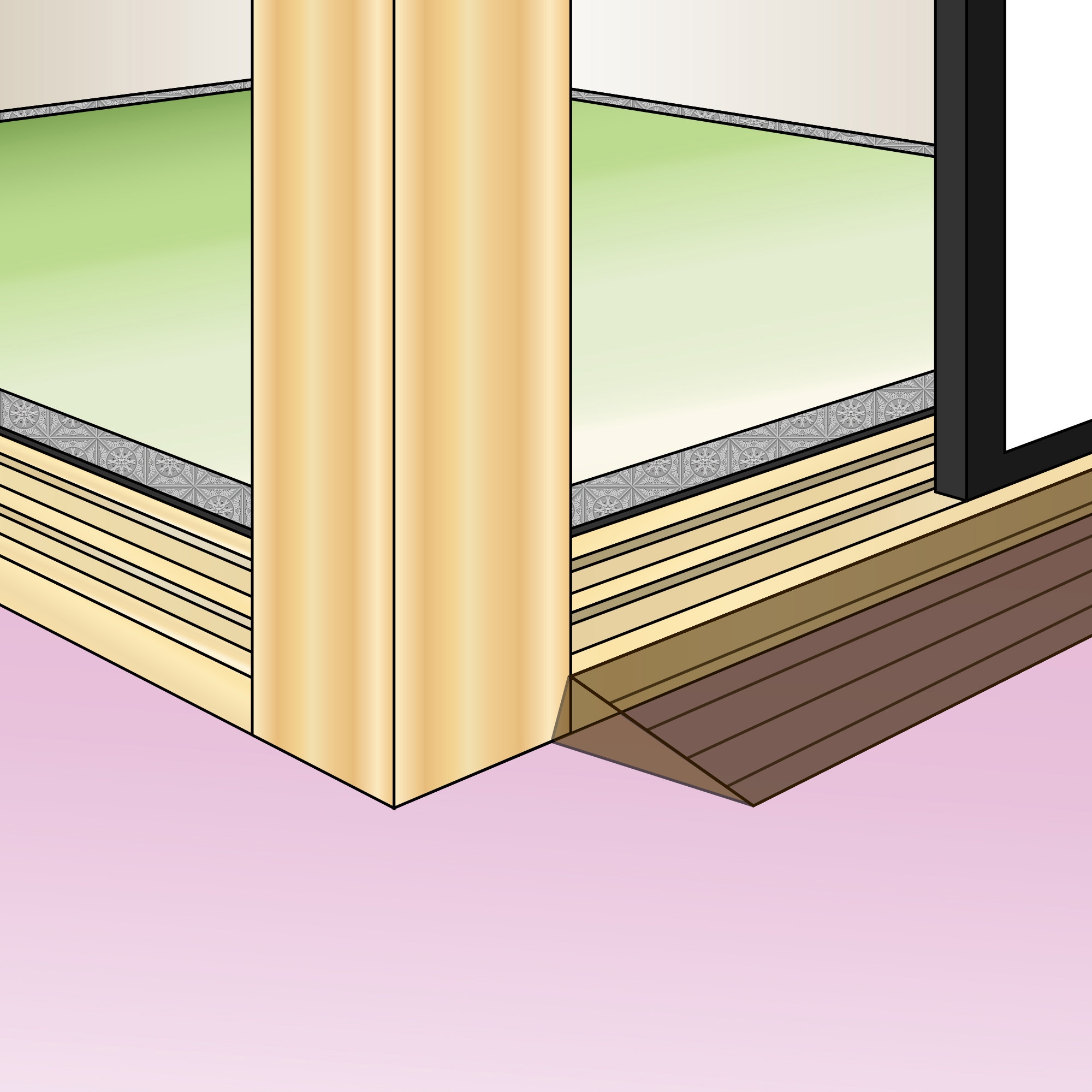 wakamaru222 木製スロープ 大型ロングサイズ 高耐久仕様！2台組