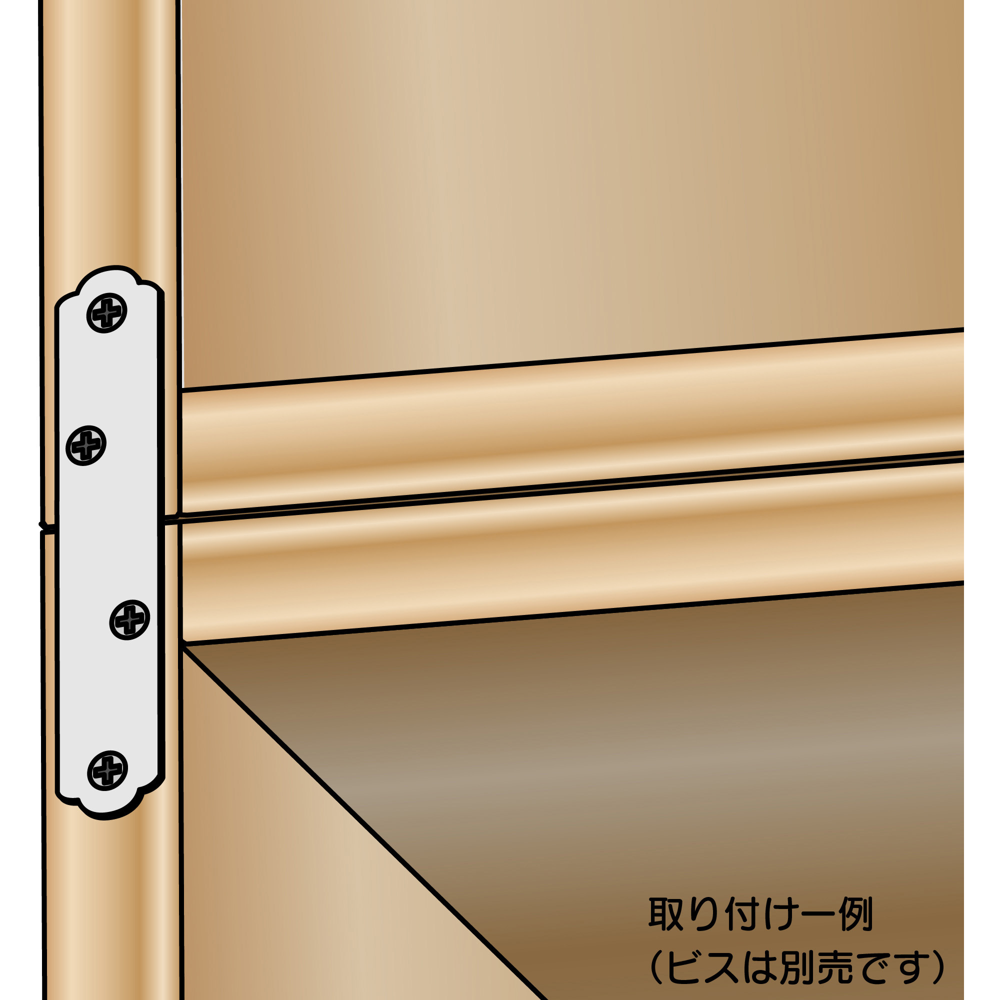 把手の金物 φ9 鉄 サイズオーダー | PS-HD006-08-G017 | 取っ手