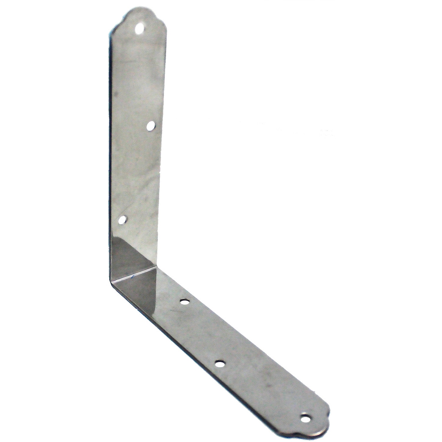 水上金属 ステンレス金折　キング隅金　ビスナシ　120mm　入り 964-1007 入数:20 水上金属 ステンレス金折 キング隅金 ビスナシ 120mm 入り964-1007