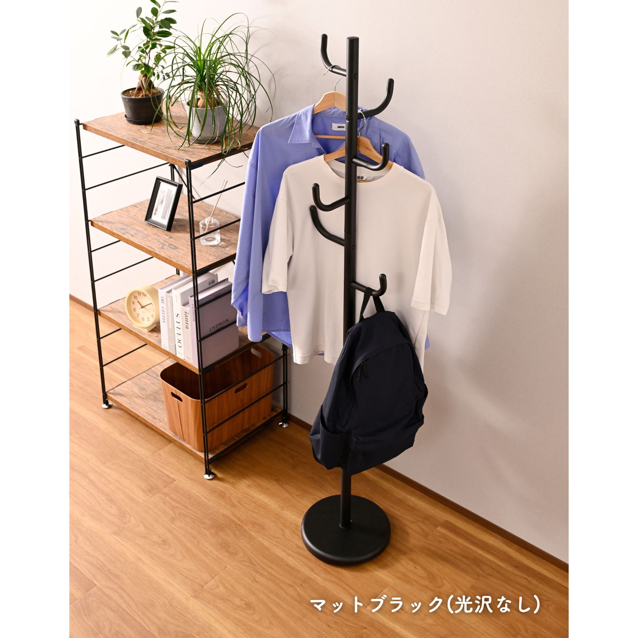 NPH-165(WH) ポールハンガーラック YAMAZEN(山善) ホワイト色 【通販