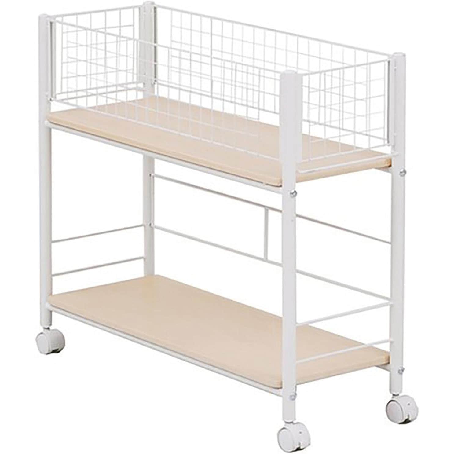 OSR-7520(NM/IV) 押入れ収納ラック キャスター付き 1台 YAMAZEN(山善