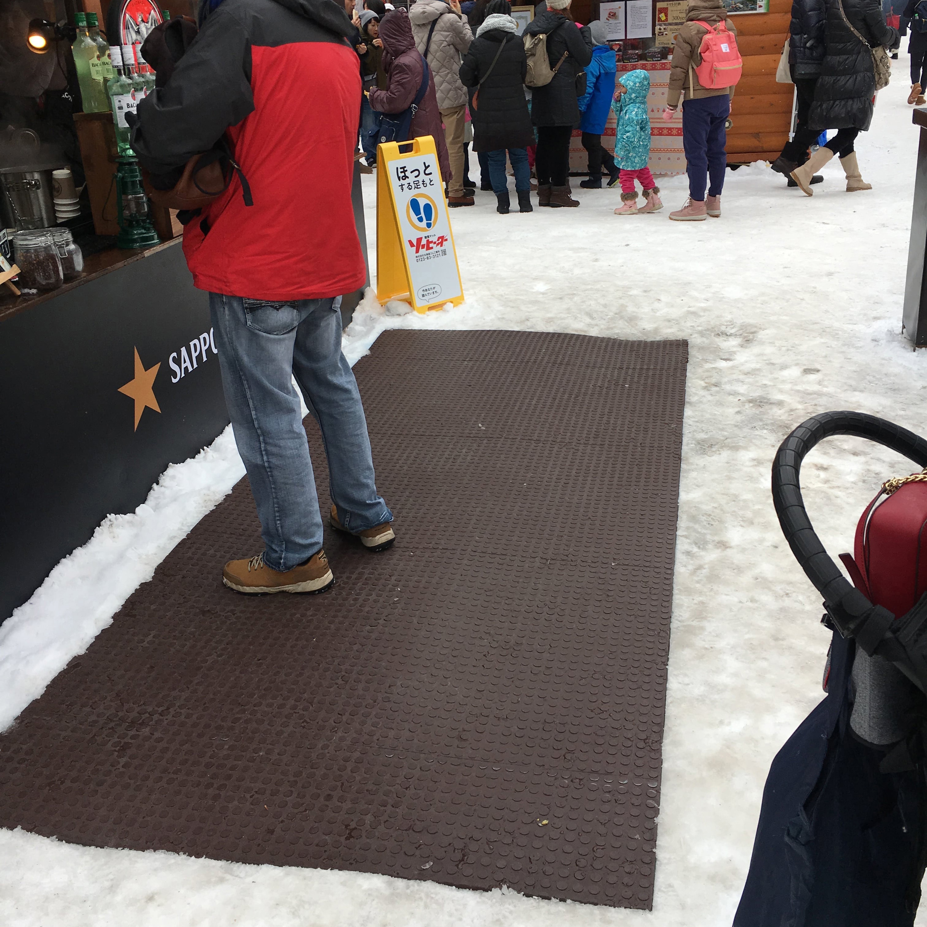 135 融雪マット【ソーヒーター】 玄関/通路用 TD-250 1枚 北海道ゴム