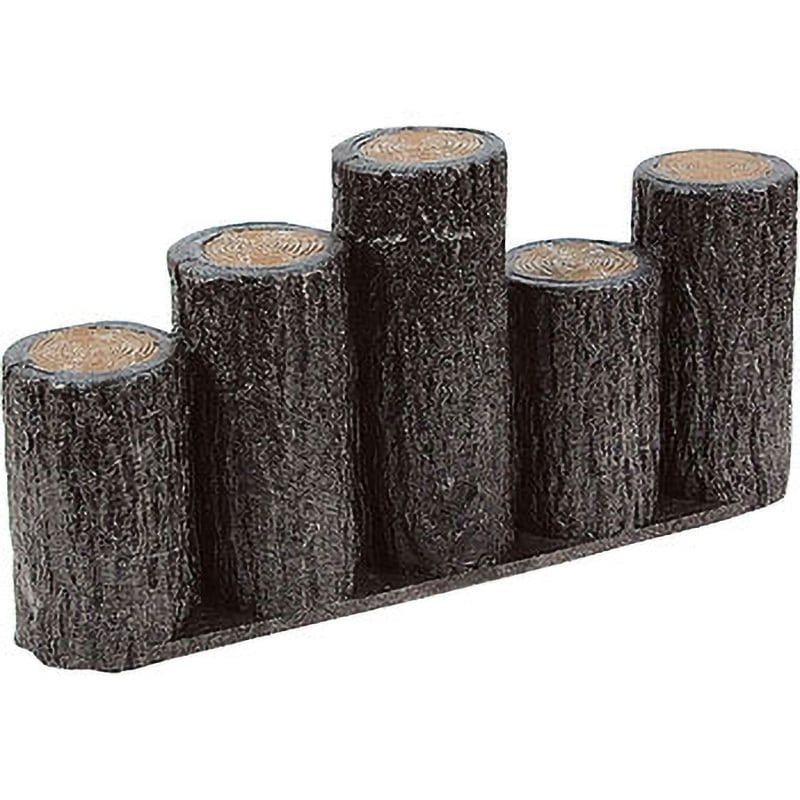 プラ擬木はなえ80 サンポリ 寸法410×80×200(135)mm 1セット(5個) 5,410円