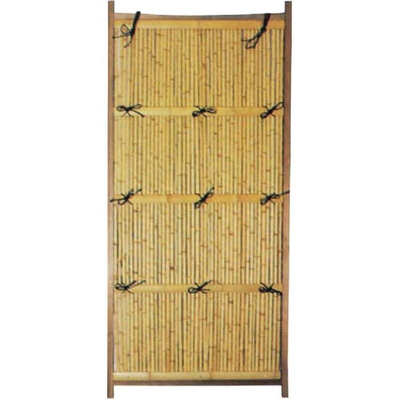 目かくし竹フェンス 大橋今右衛門 幅880mm奥行38mm高さ1900mm 1枚