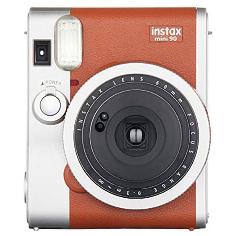 【チェキ】instax mini90 NEOCLASSIC ブラウンフィルムカメラ
