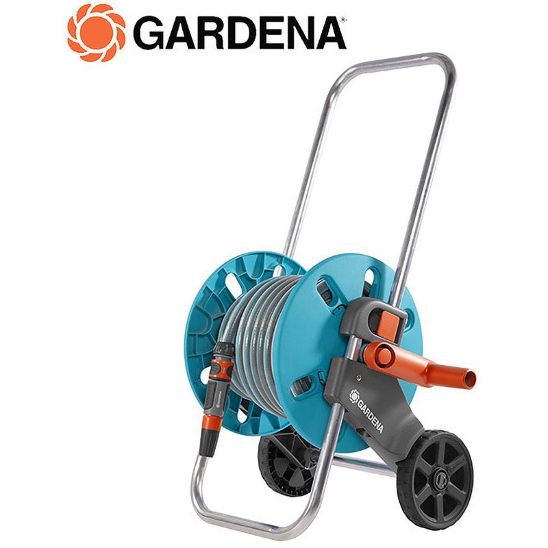 967674601 ホースリールトロリー Sサイズ (20mホース、コネクター、スプレーノズル付き AquaRoll) 18502-20 1台 GARDENA(ガルデナ) 【通販モノタロウ】 8,015円