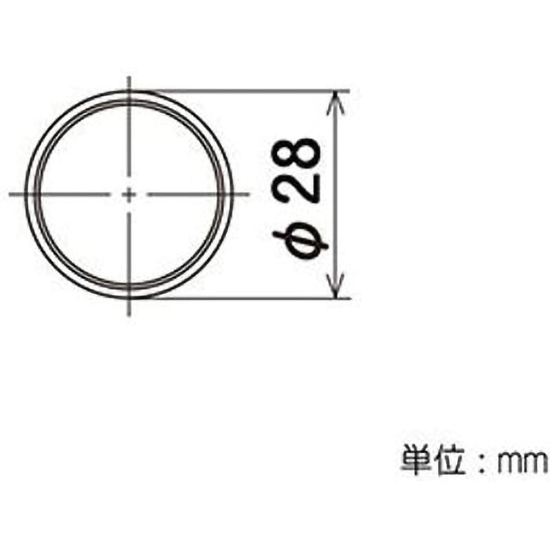 H-300 S GG イレクター Φ28パイプ 1本 矢崎化工 【通販モノタロウ】