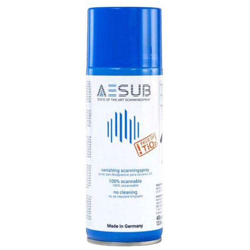 75atom 確認用 ブルー AESUB blue 3Dスキャナ用反射防止昇華スプレー 1缶(400mL) AESUB
