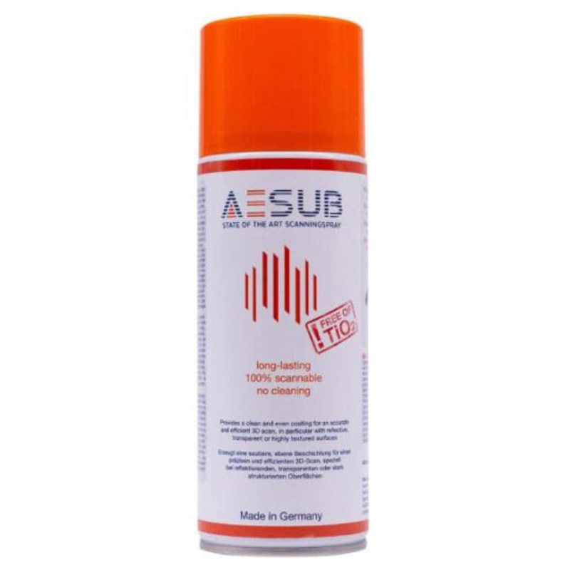 AESUB orange 3Dスキャナ用反射防止昇華スプレー 1缶(400mL) AESUB