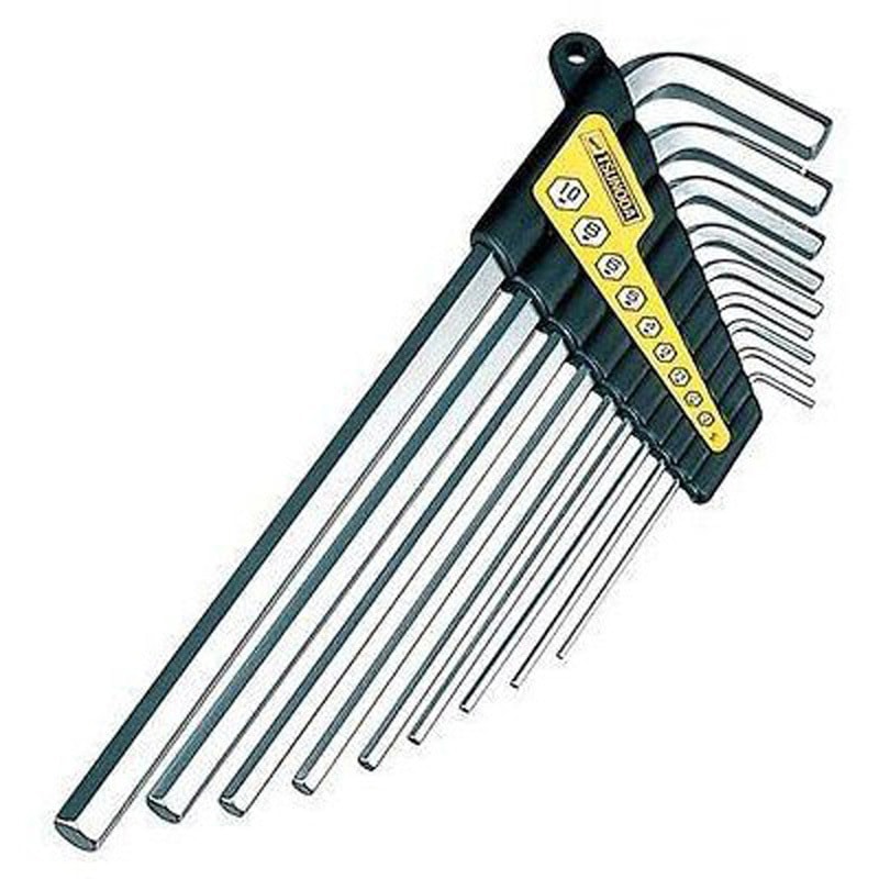 KL-A ロングタイプ 六角棒レンチ 9本組 1個 TSUNODA(ツノダ) 【通販モノタロウ】