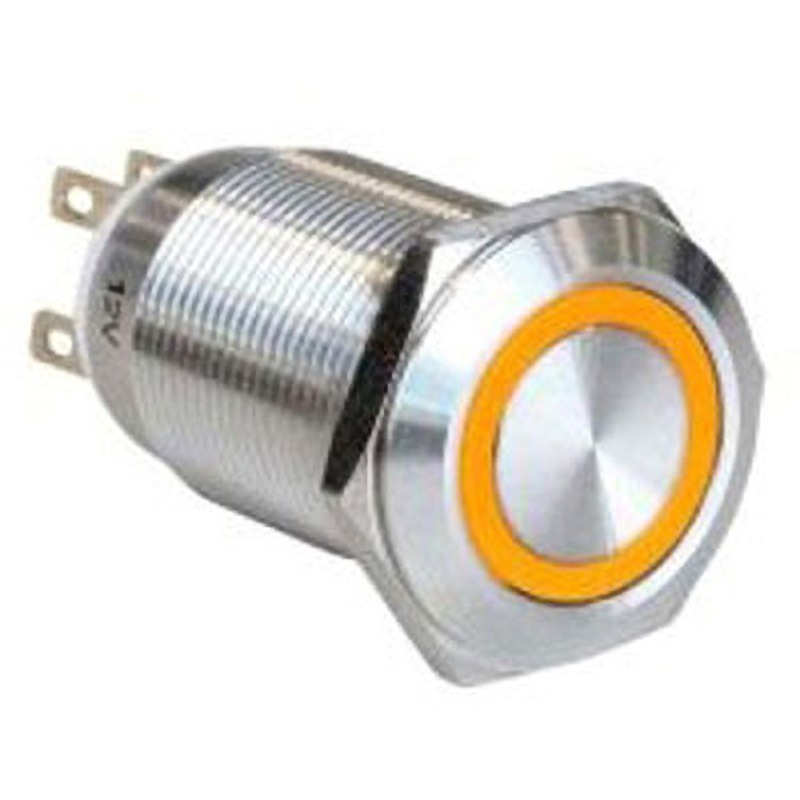 MPI005RTELSAM12 押しボタンスイッチ ラッチ パネルマウント SPST 1個 BULGIN 【通販モノタロウ】