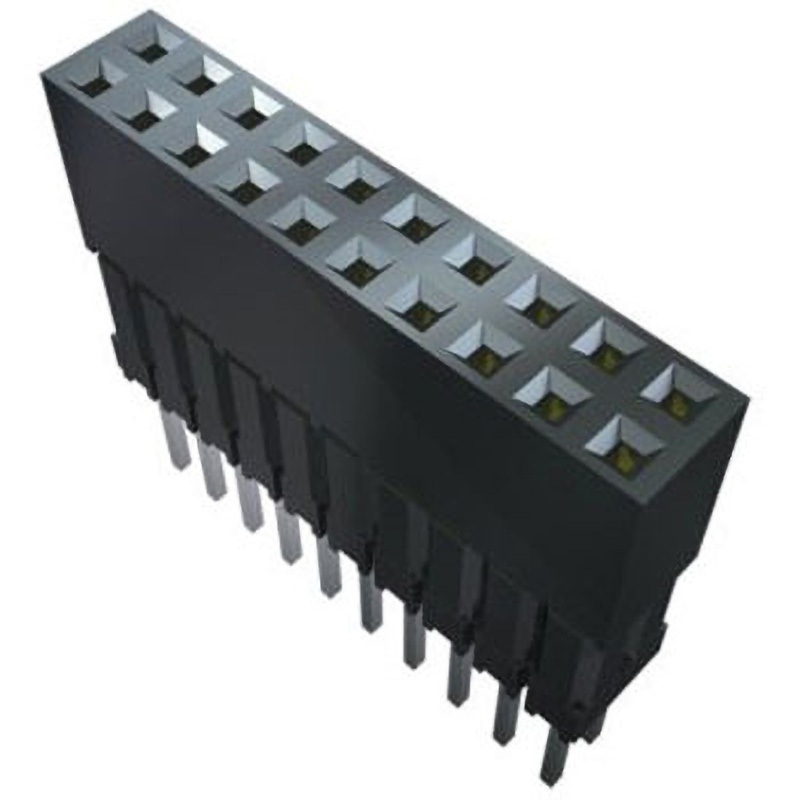 ESQ-132-12-L-D 基板接続用ソケット 64 極 2.54mm 2 列 スルーホール 1セット 6個入 1セット(6個) SAMTEC 【通販モノタロウ】