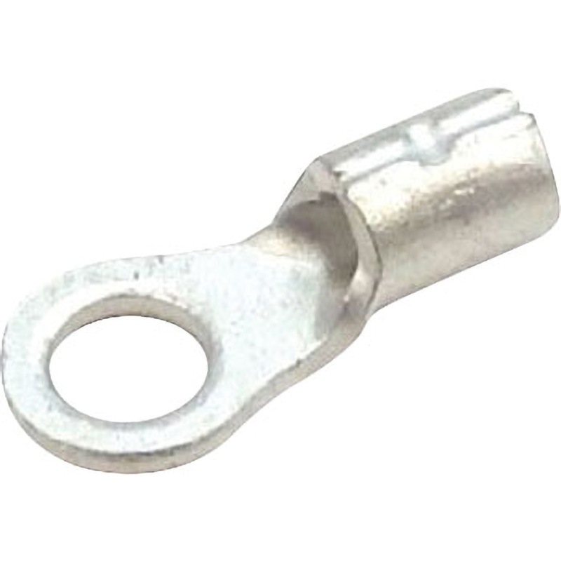 R5.5-8 銅線用 裸圧着端子 (R形)丸形 ニチフ 電線抱合範囲2.63～6.64mm 