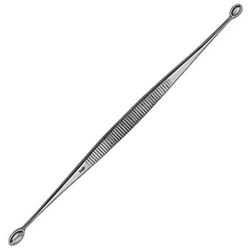FK813R 骨鋭匙 ヤコブセン 両頭 13cm 1本 ビー・ブラウンエースクラップ 【通販モノタロウ】