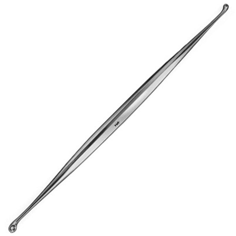 FK803R 骨鋭匙 ヤンゼン 両頭 16cm 1本 ビー・ブラウンエースクラップ 【通販モノタロウ】