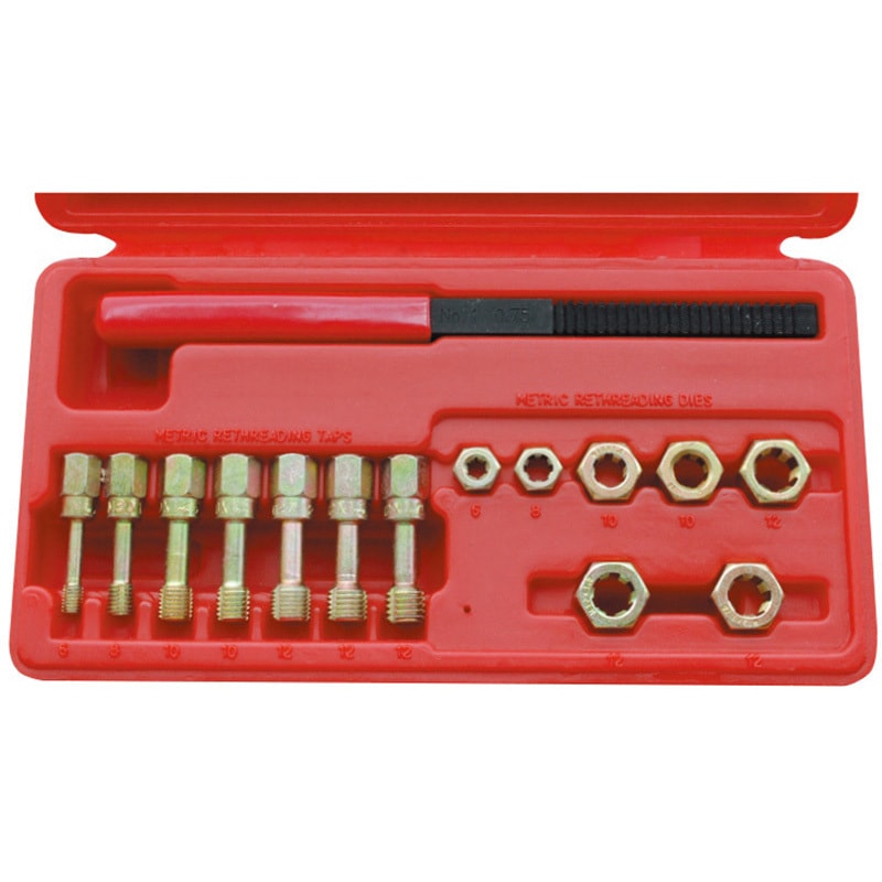 36UURS ねじ山修正ツールキット SMT M12×1.25， M12×1.5， M14×1.5サイズ  36UURS