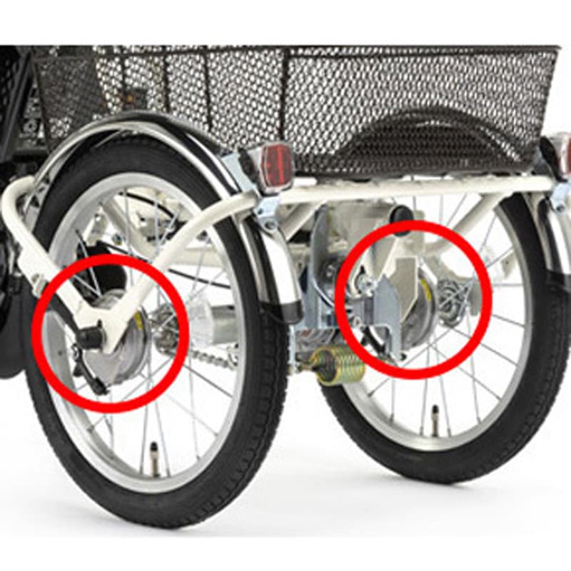 BE-FU833-G ビビライフ 前18型/後16型 電動アシスト三輪自転車 2026