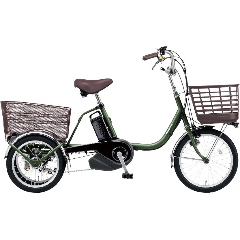 BE-FU833-G-RWTC 防災サイクル ビビライフ 前18型/後16型 電動アシスト