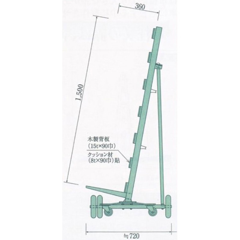 ポニースーパー重量級 1ton積 搬送台車 ポニー 固定式 1台 日本ベンリー 【通販モノタロウ】