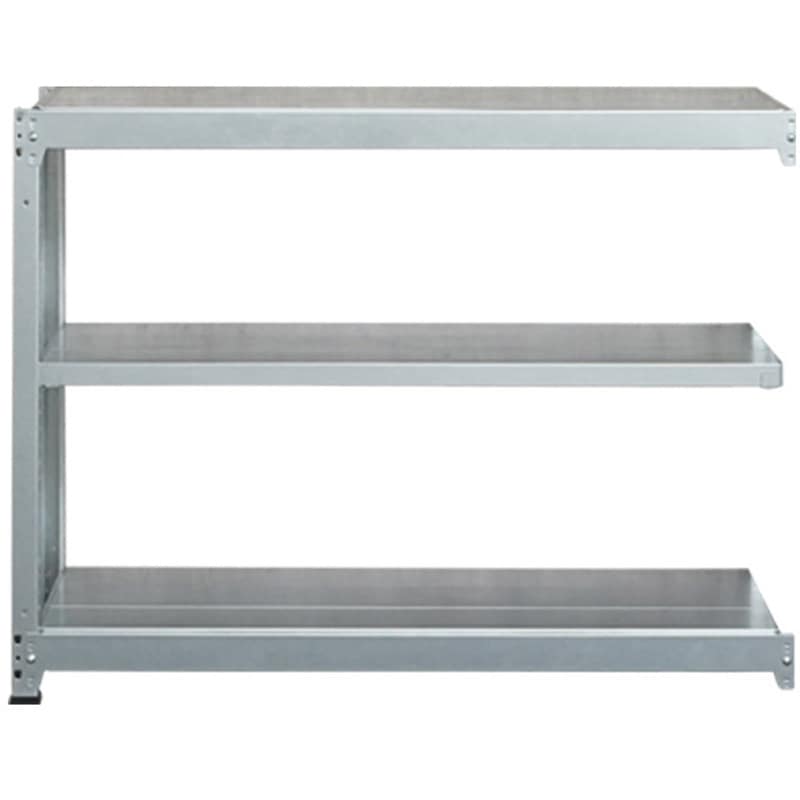 R100-W180×D60×H75-3 軽中量100kg 亜鉛メッキ キタジマ (天地含)3段 高