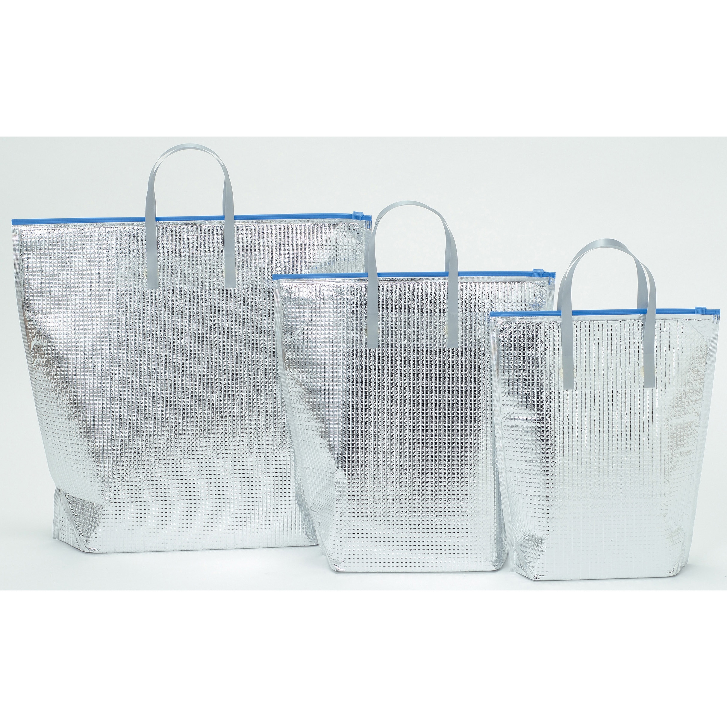 チャック付保冷・保温袋 ミナクールパック R ジップ付平袋M 100枚入 (2-8691-02) チャック付保冷・保温袋 ミナクールパック R ジップ付平袋M 100枚