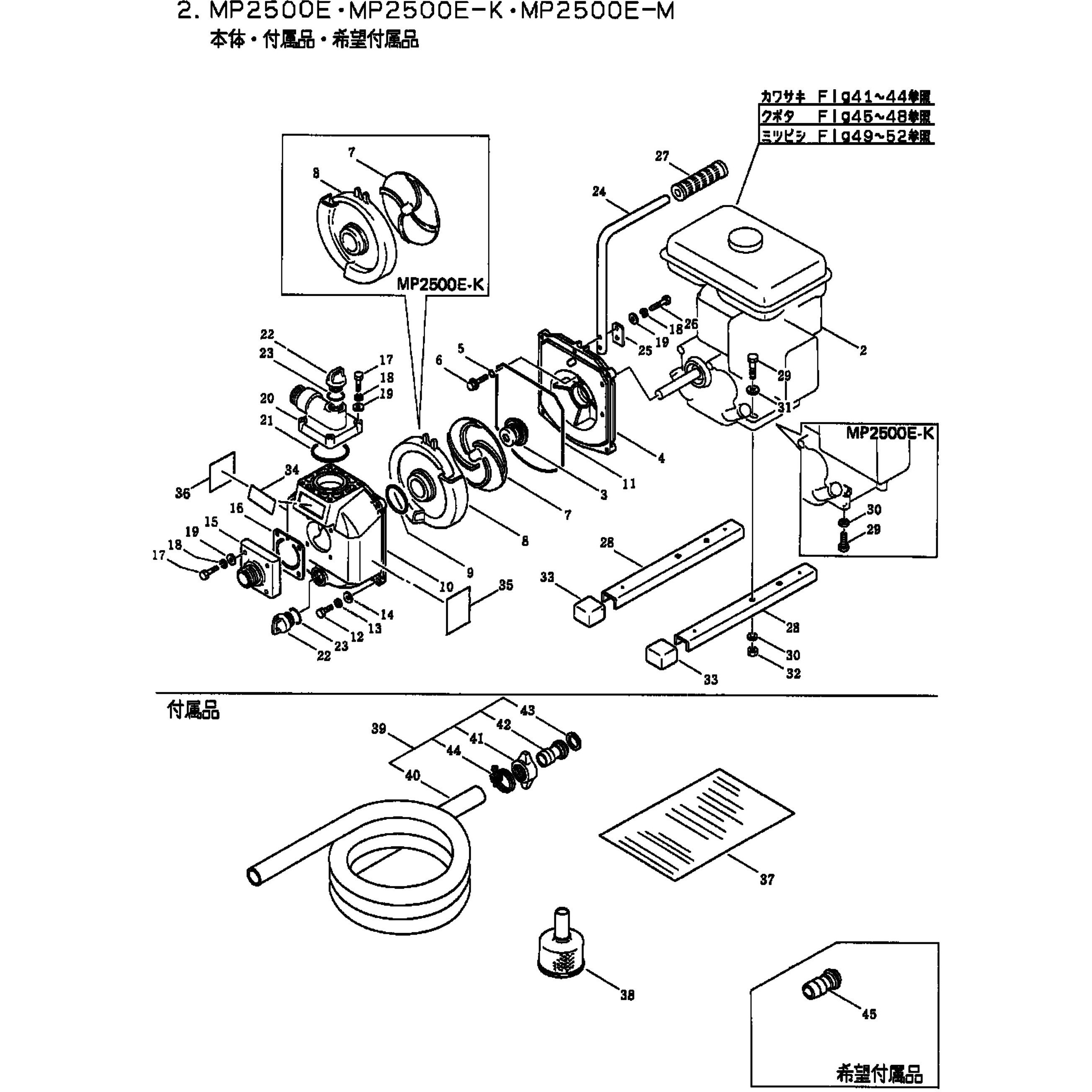 27418 KP-250 本体，付属品部品 Oリング 185.5X2.4 1個 BIGM(丸山
