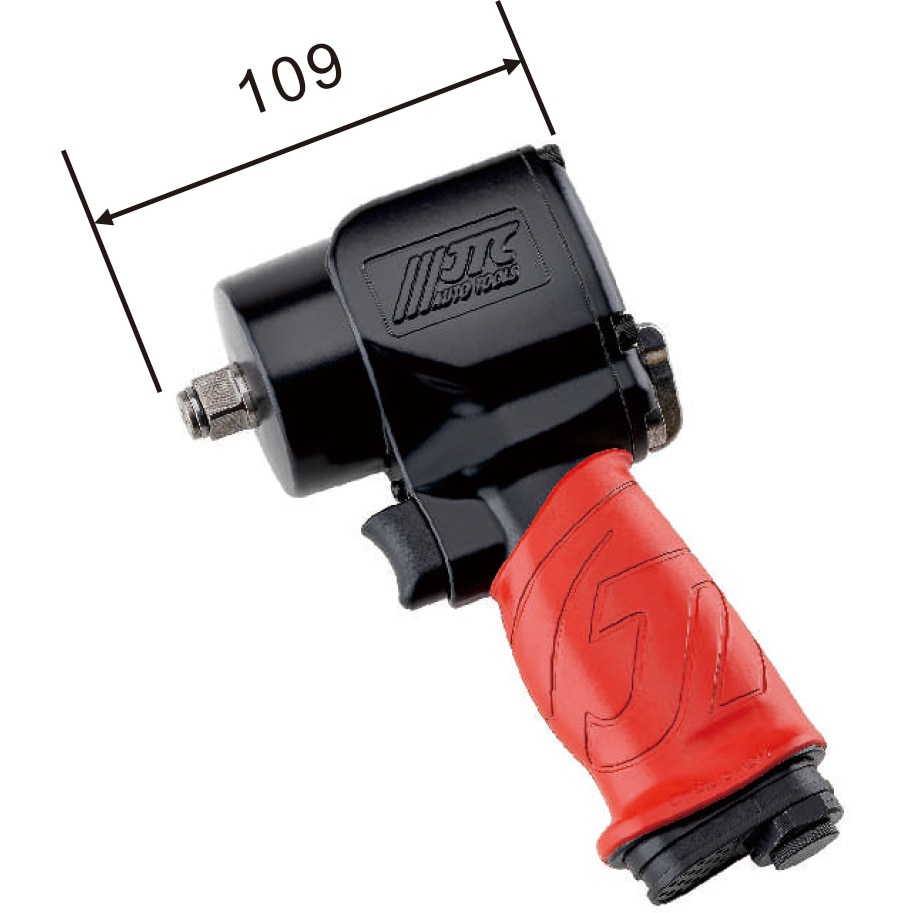 JTC7210 1/2 超強力ミニエアーインパクトレンチ JTC 最大トルク1491N