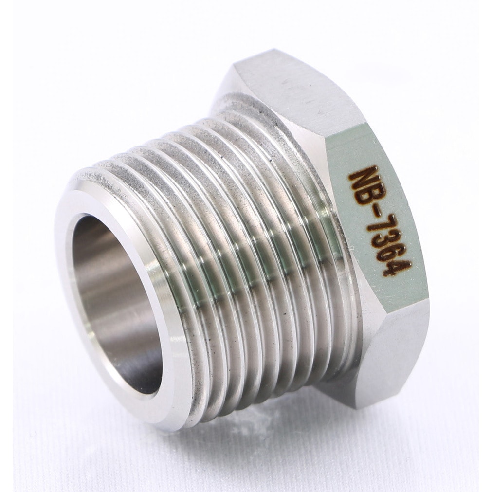 NB-7321 NPT×PT 変換ブッシング SUS304 RoHS指令相当品 アソー R×NPT