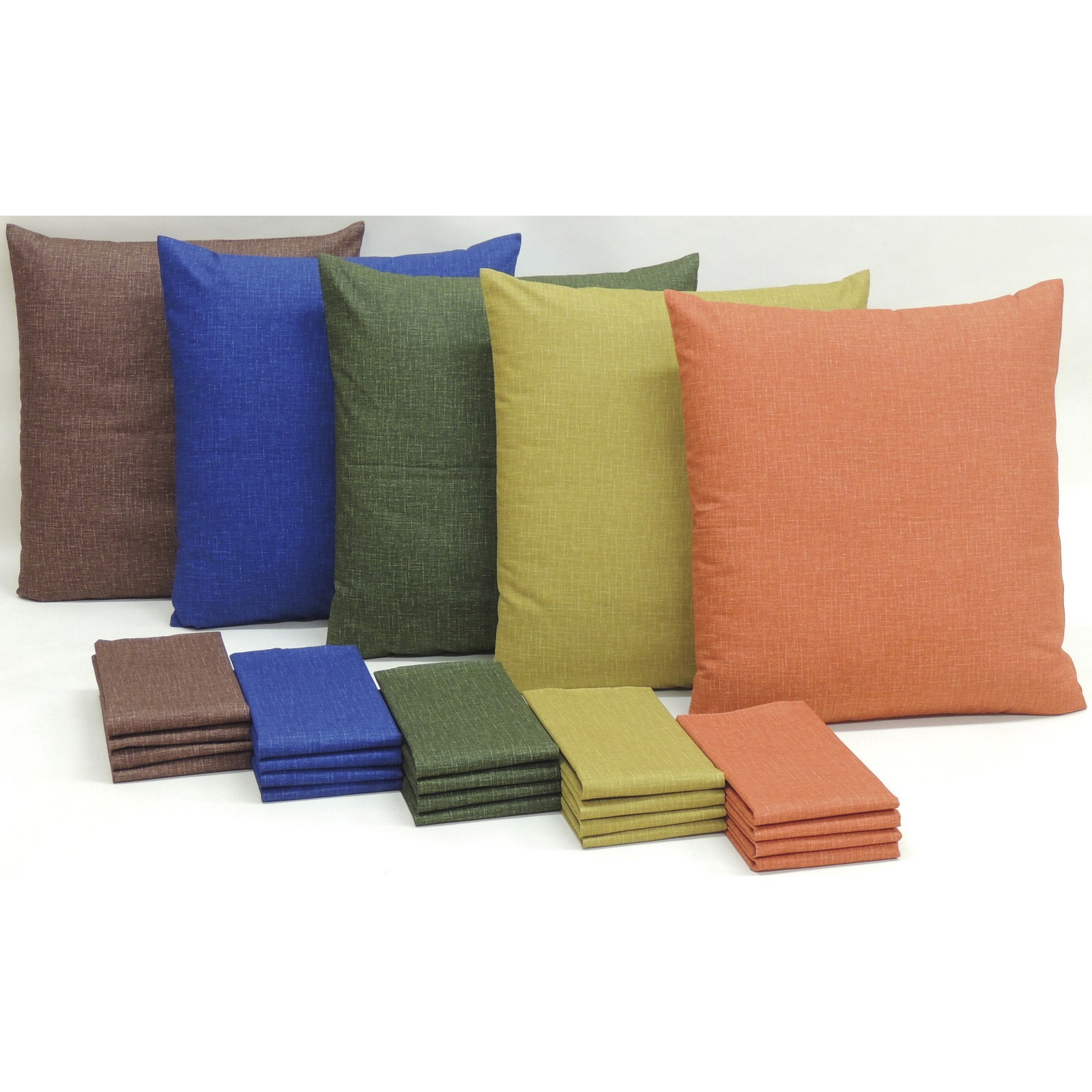 5902820 綿つむぎ調座布団カバー同色5枚組 1セット(5枚) ファミリー・ライフ 【通販モノタロウ】