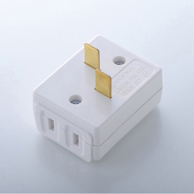 LM2W リニアコンセント用マルチタップ プリンス電機 口数2口 白色 LM2W