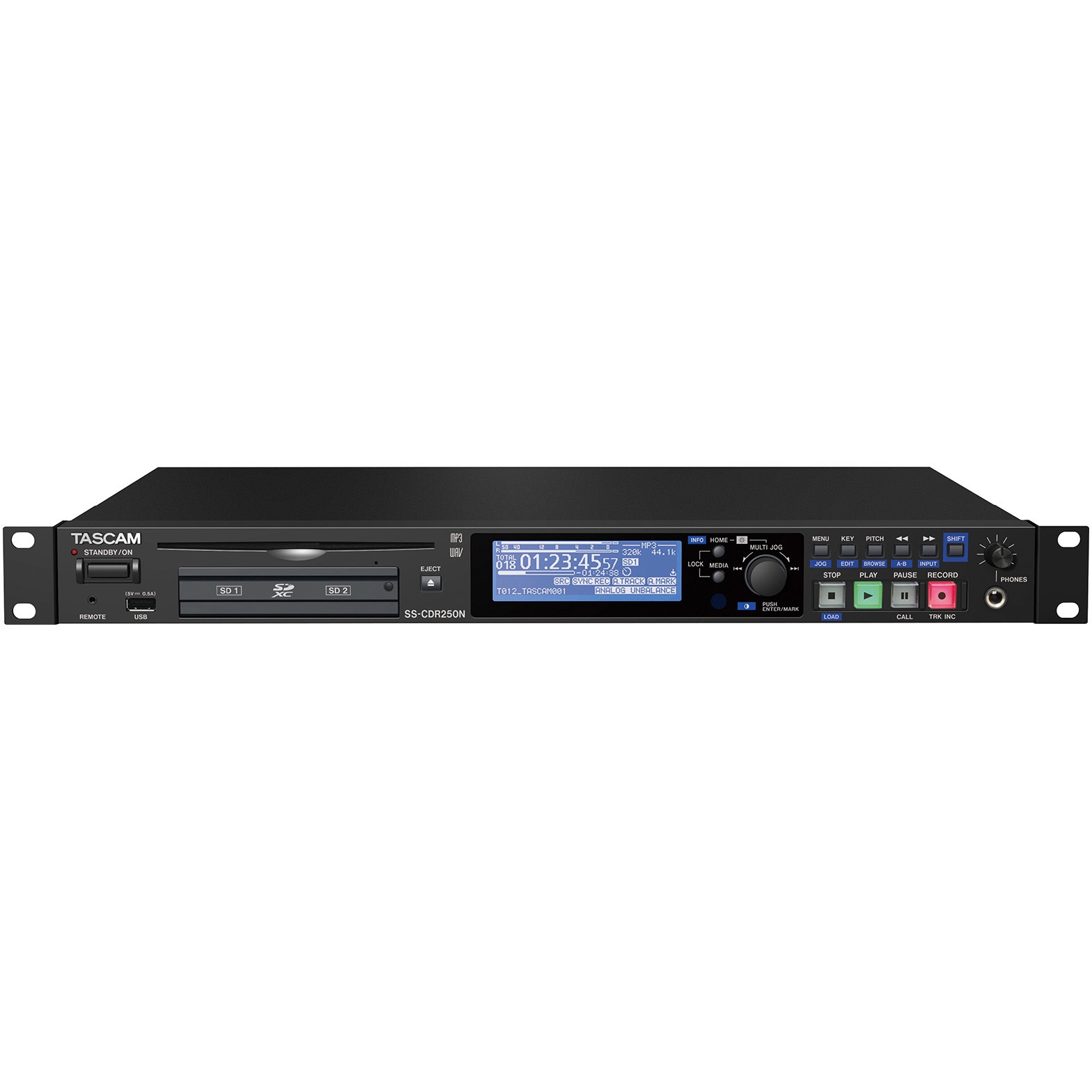 SS-CDR250N ソリッドステート/CDステレオオーディオレコーダー 1台 TEAC 【通販モノタロウ】