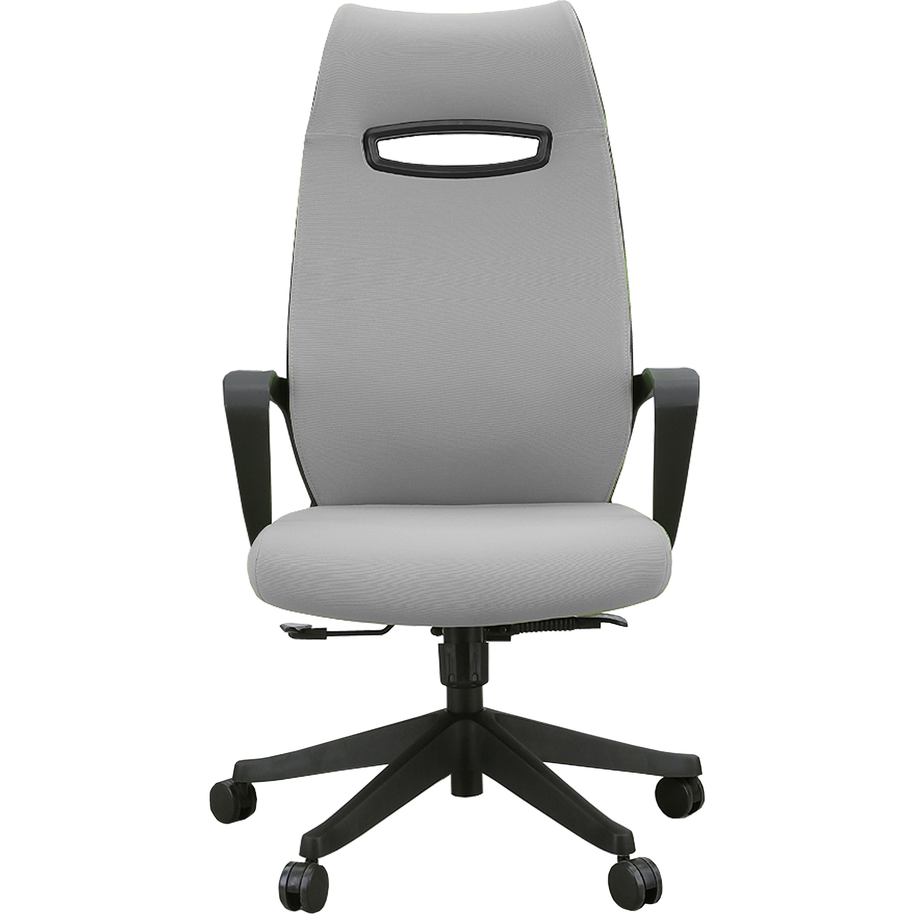 205092 ニード 関家具 キャスターあり ハイバック グレー色