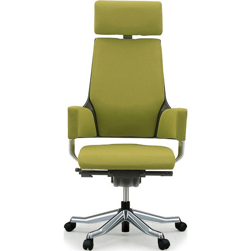 137098 DELPHIⅡファブリックHB MERRYFAIR(メリーフェア) キャスターあり オリーブ色 幅W635mm奥行D635mm高さH1150～1250mm