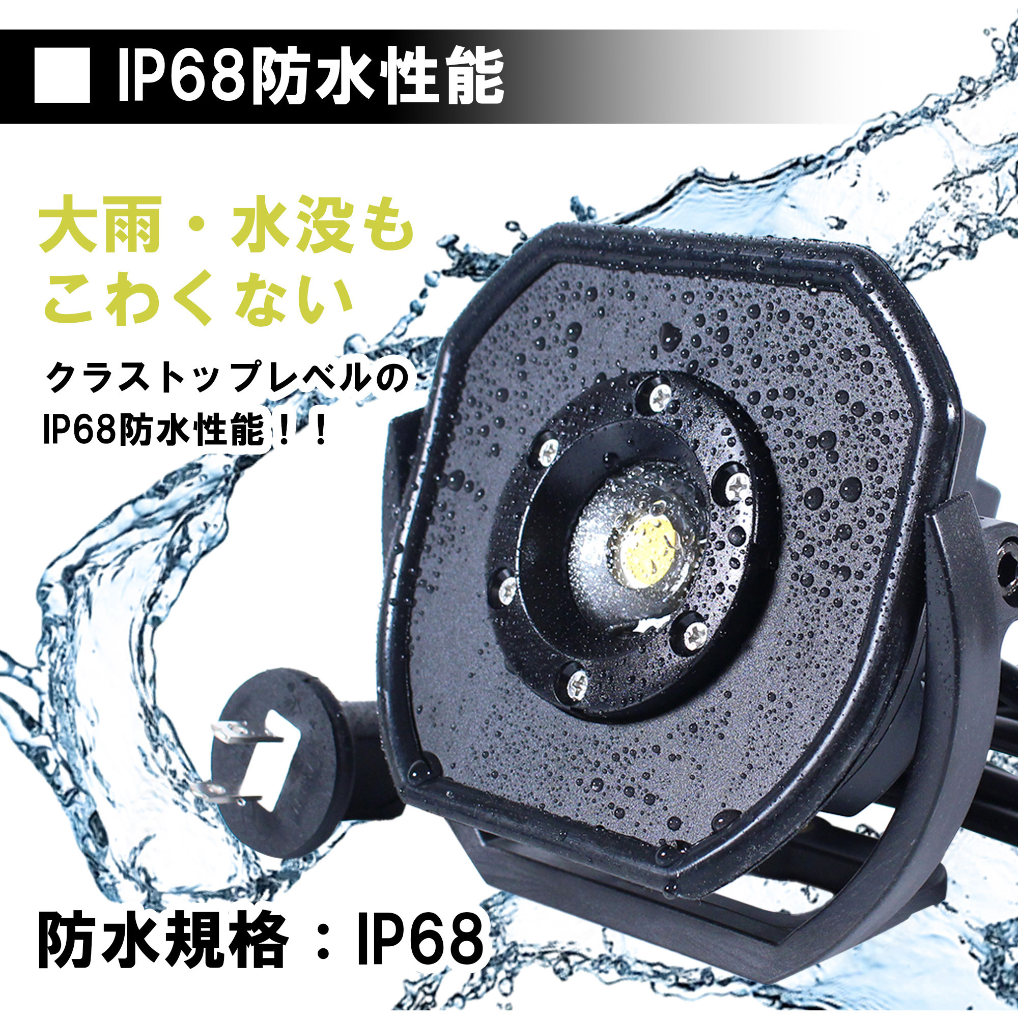 PO-25 LED投光器AC式 ライトテック 20W 明るさ1800Lm PO-25 【通販
