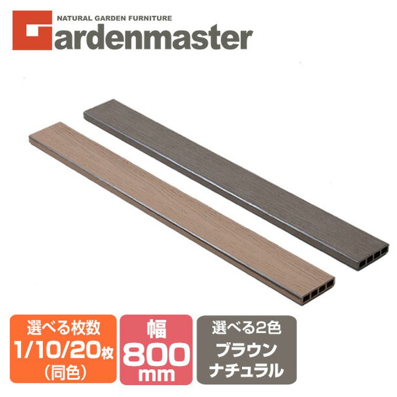 WPC-1X4-8(NA)*10 人工木材 1×4材 YAMAZEN(山善) ナチュラル色