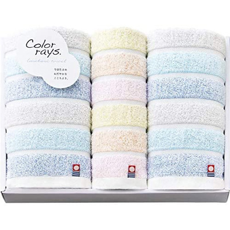 C-20250 今治タオル カラーレイズ タオルギフト 1箱 マツイ