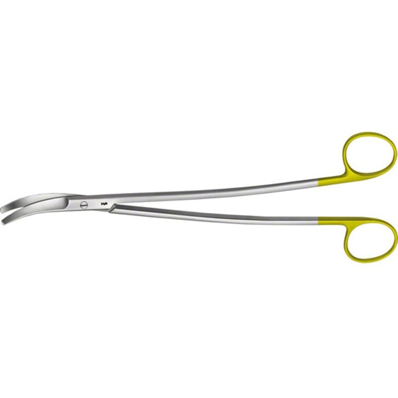 BC552R 超硬チップ付子宮切除剪刀 強弯 BCシリーズ ビー・ブラウンエースクラップ 25cm