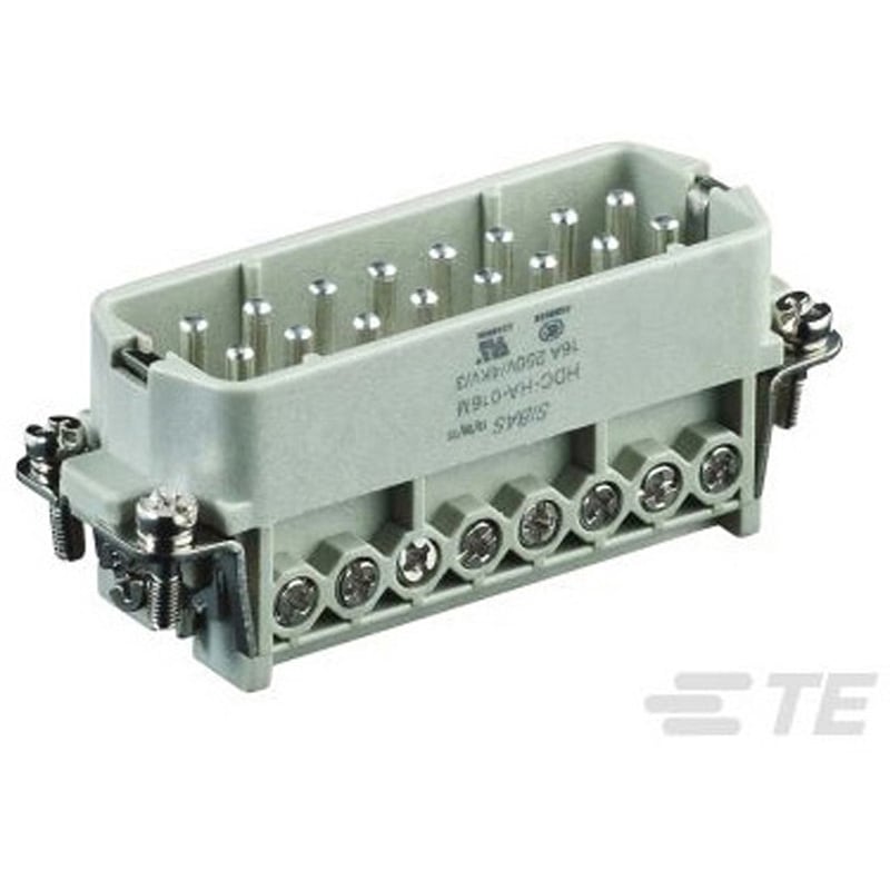 T2010322101-000 ヘビーデューティパワーコネクタ HDC HA シリーズ オス 16極 10A 250 V 1箱 5個入 TE Connectivity Japan(旧:TYCOELECTRONICS(タイコエレクトロニクス)) 1箱(5個) T2010322101-000 11,684円